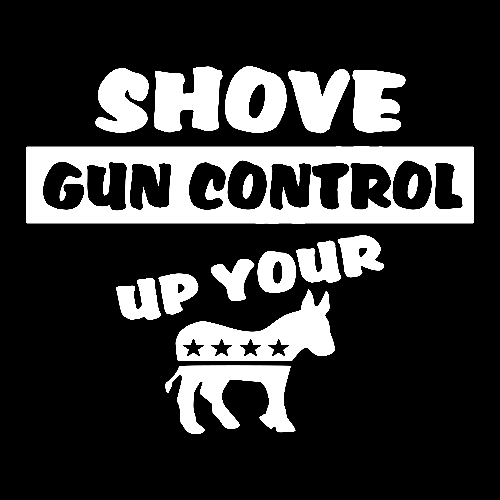shove gun control decal - Pro Sport Stickers