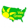 Vote Green Sticker