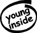 Young Inside Diecut Vinyl Decal Sticker