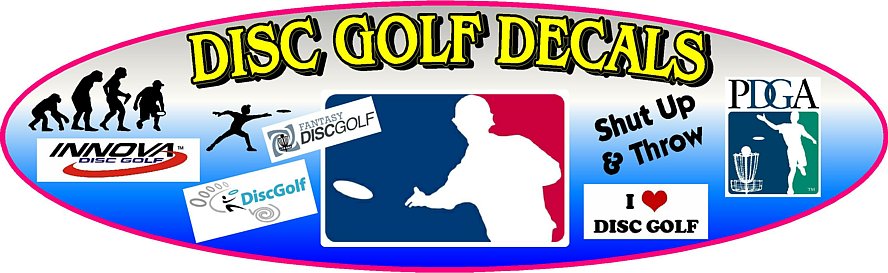 Disc Golf Decals and Stickers