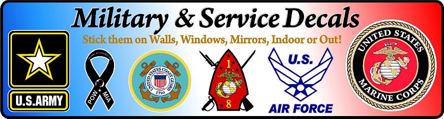 Military Stickers & Decals